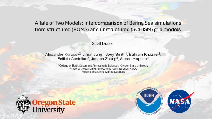 A tale of two models: Intercomparison of Bering Sea simulations from structured- (ROMS) and unstructured-(SCHISM) grid models