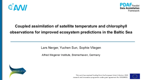 Coupled assimilation of satellite temperature and chlorophyll observations for improved ecosystem predictions in the Baltic Sea