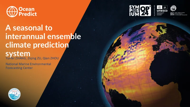 A seasonal to interannual ensemble climate prediction system