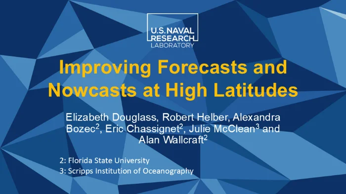Improving Forecasts and Nowcasts at High Latitudes