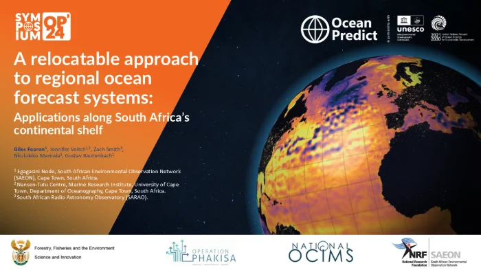 A relocatable approach to regional ocean forecast systems: applications along South Africa’s continental shelf