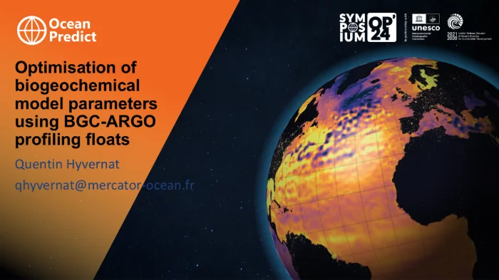 Optimisation of biogeochemical model parameters using BGC-ARGO profiling floats