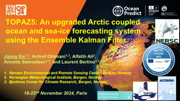 TOPAZ5: Upgraded the Arctic coupled ocean and sea-ice forecasting system with Ensemble Kalman Filter