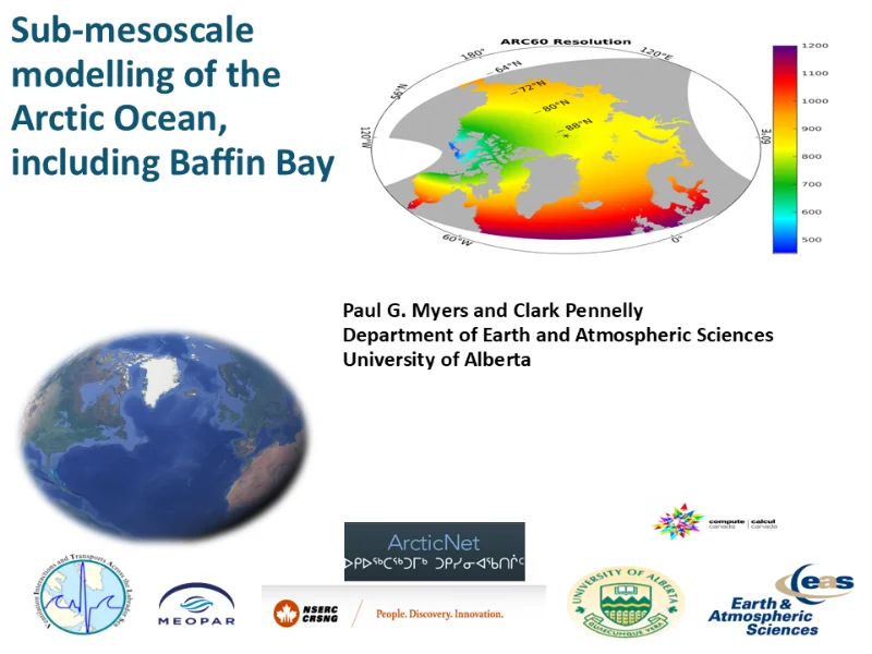 Sub-mesoscale modelling of the Arctic Ocean, including Baffin Bay