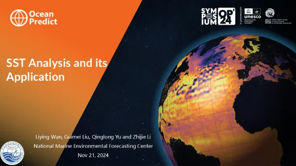 Sea Surface Temperature analysis and its applications