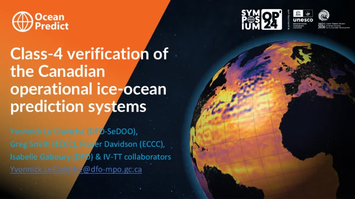 Class 4 verification of the Canadian operational ice-ocean prediction systems
