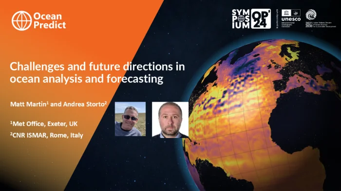 Challenges and future directions in ocean analysis and forecasting