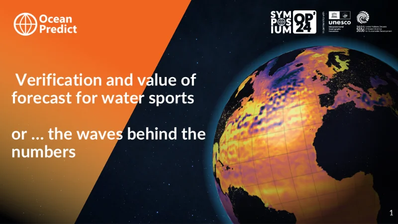 Verification and value of wave forecast for water sports