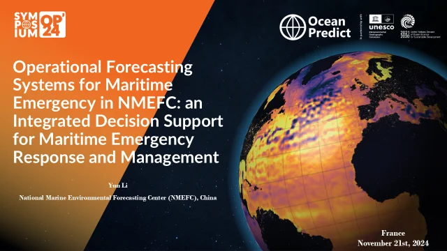 Operational forecasting system for maritime search and rescue in China