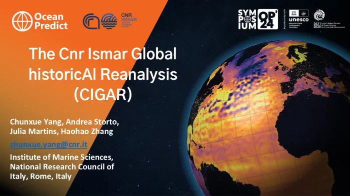 The CNR ISMAR Global historic Al Reanalysis (CIGAR): status, perspectives and challenges