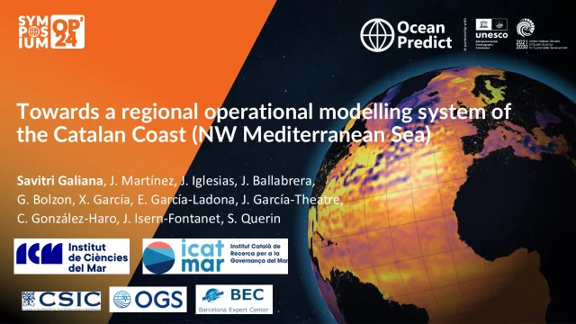 Towards a regional operational modelling system of the Catalan Coast (NW Mediterranean Sea)