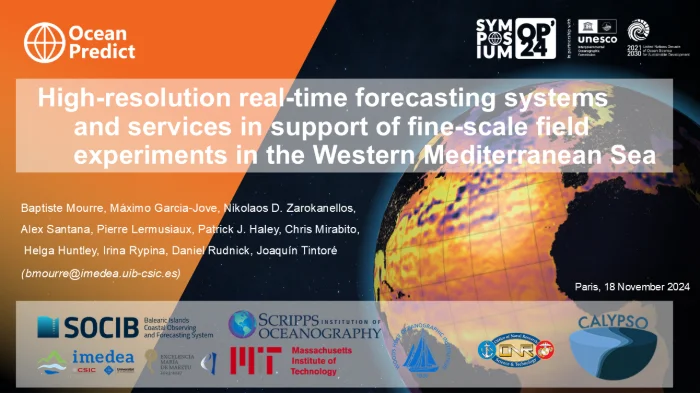 High-resolution real-time forecasting systems and services in support of fine-scale field experiments in the Western Mediterranean Sea